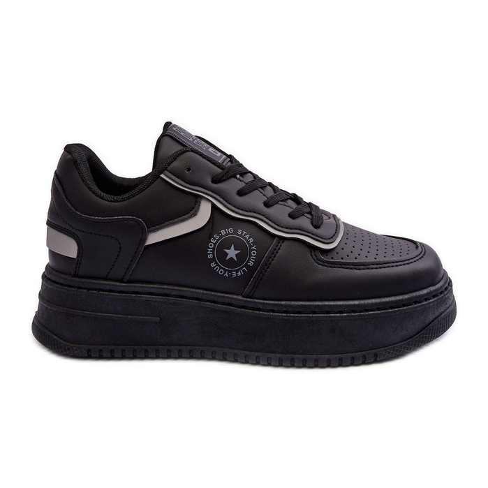 Chaussures de sport femme baskets Big Star MM274232 noir le noir