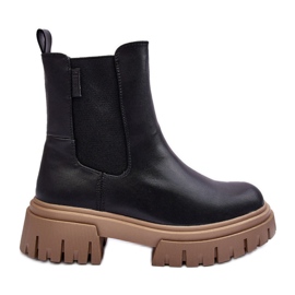 Bottines Chelsea massives isolées Big Star MM274606 Noir
