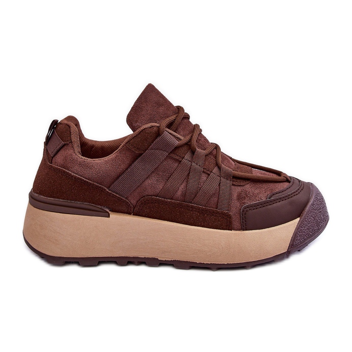 PS1 Chaussures de sport en daim pour femmes sur la plateforme marron Rohan brun