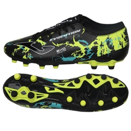 Joma Evolution 2301 Fg M EVOW2301FG chaussures de football noir