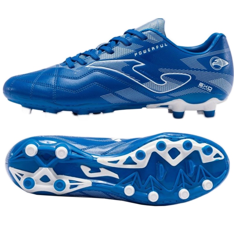 Joma chaussures de football puissantes 2304 Fg M POWW2304FG bleu