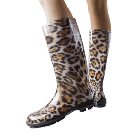 Bottes hautes marron Pimen brun