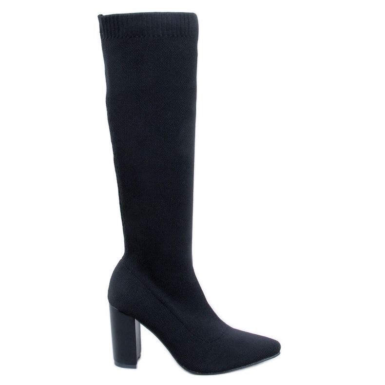 Elisha Bottines à talons élastiques noires le noir