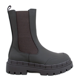 Bottines Chelsea hautes Faime Kaki vert Bottines Chelsea hautes Faime Kaki vert