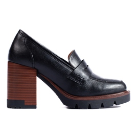 Chaussures à talons hauts noires élégantes pour femmes par Shelovet