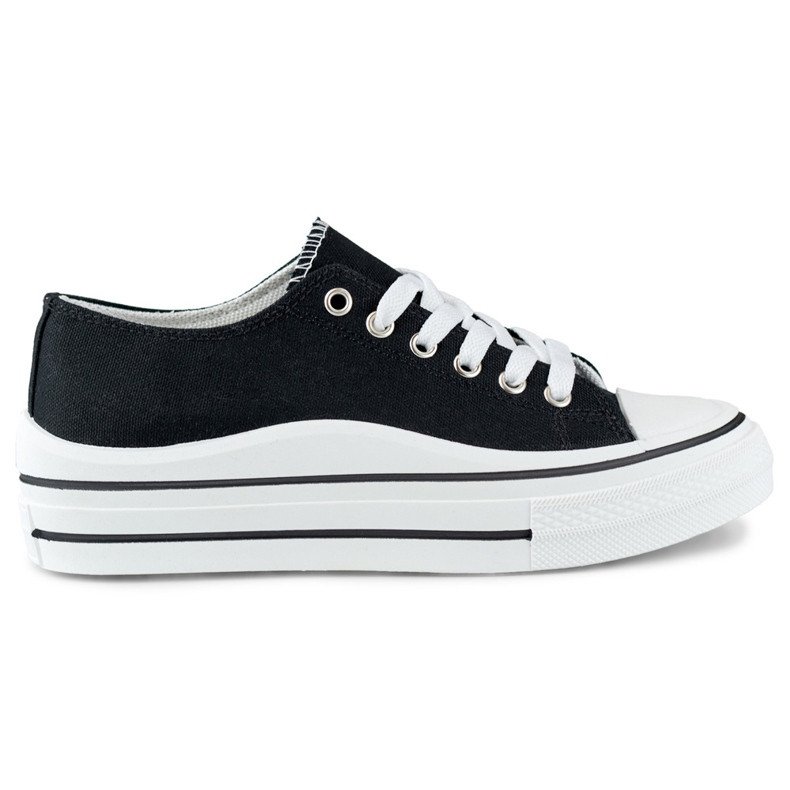 Baskets noires classiques pour femmes le noir