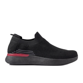 Chaussures à enfiler noires Gaidano pour hommes