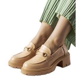 Chaussures à talons beiges de Fabrizio