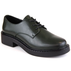 Sergio Leone W SK416B chaussures à lacets, vert noir