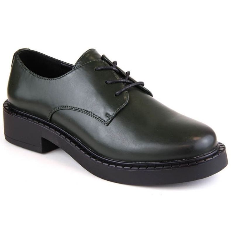 Sergio Leone W SK416B chaussures à lacets, vert le noir