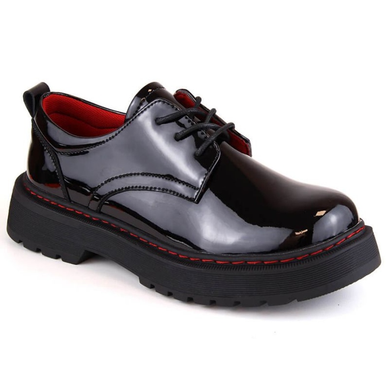 Filippo W PAW464 chaussures vernies noires le noir
