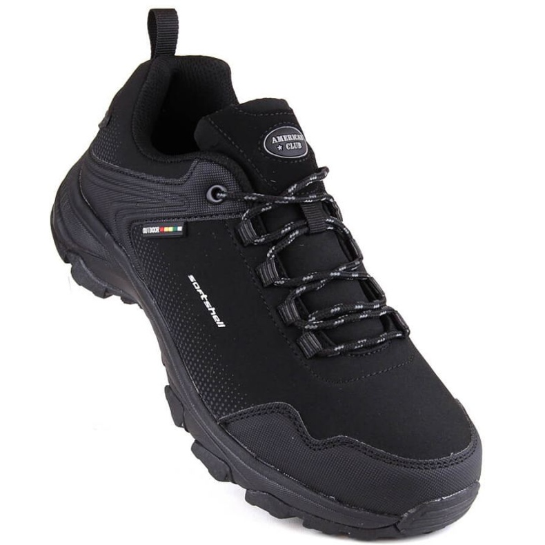 American Club Jr AM930 chaussures de sport softshell, noir le noir