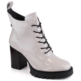 Bottines isolées D&amp;A S.Barski Premium Collection W OLI234A gris