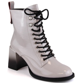 Bottines à talons vernies D&A S.Barski Premium Collection W OLI225B Bottines à talons vernies D&A S.Barski Premium Collection W OLI225B