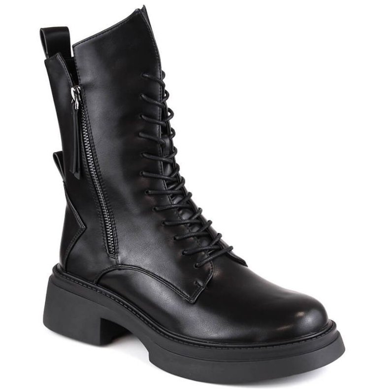 D&amp;A S.Barski Premium Collection W OLI227 bottes, noir le noir