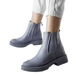 Bottes en caoutchouc grises par Detis