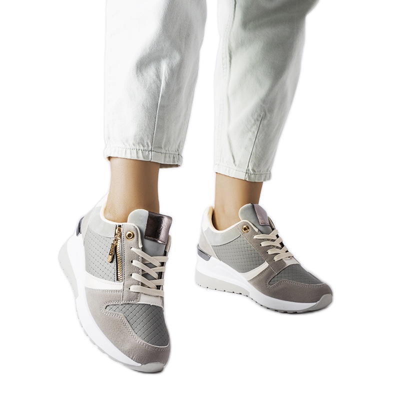 Inna Baskets compensées Ashland grises Inna Baskets compensées Ashland grises