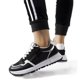 Baskets Camuzzoni décoratives noires