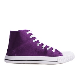 Baskets montantes homme violettes Maximo