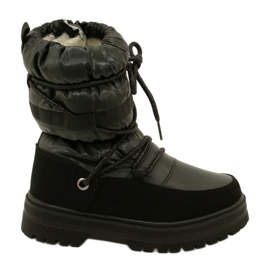 Bottes de neige des filles imperméables Miss Evento 23dz23-6585 noir