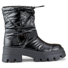 Bottes de neige noires pour femmes