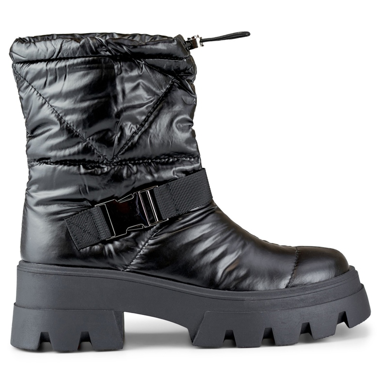 Bottes de neige noires pour femmes le noir