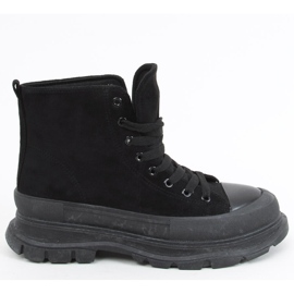 Baskets montantes femme Yara Black noir