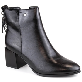 Bottines isolées femme Jezzi noires le noir