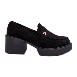 PS1 Chaussures à talons hauts en daim Afnira noires pour femmes