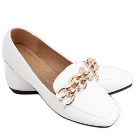 Mocassins femme Bianca Blanc blanche