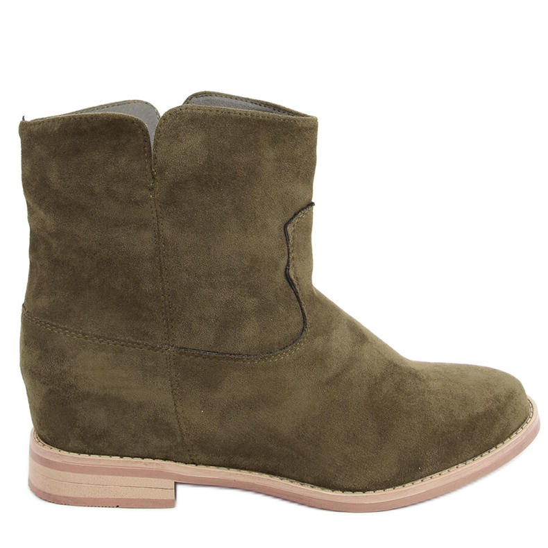 Bottes sur un coin caché Deer Green vert