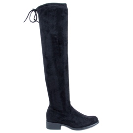 Meyers Cuissardes en daim noir