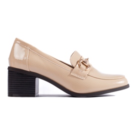 Chaussures à talons Shelovet beige vernis Chaussures à talons Shelovet beige vernis