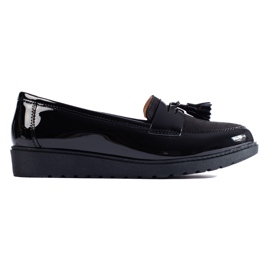 Mocassins plateforme Shelovet noir