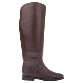 Marco Shoes Bottes larges Marley brun