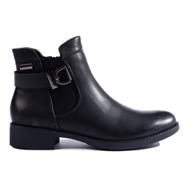 Bottines Chelsea femme Shelovet noires