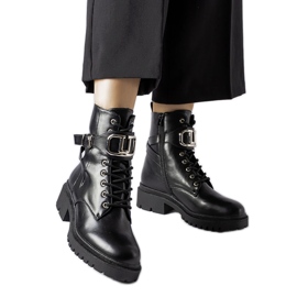 Bottines classiques noires avec boucle Capistrano le noir Bottines classiques noires avec boucle Capistrano le noir