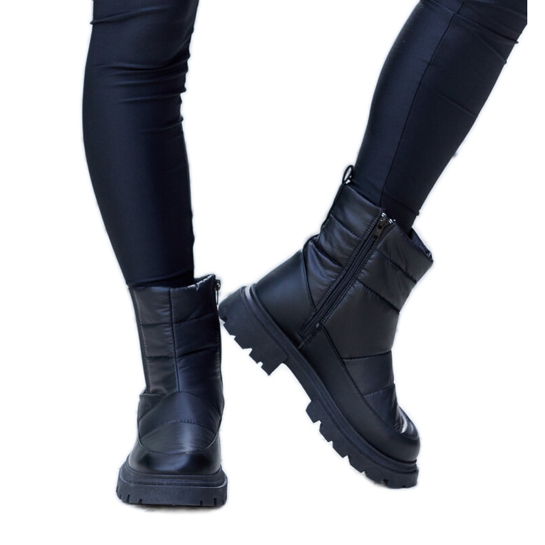 Bottes de neige isolées Galvani noires le noir