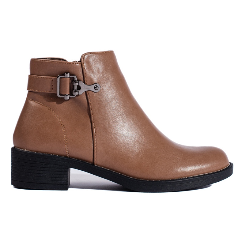 Bottines femme Shelovet marron classiques brun