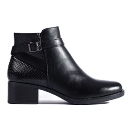 W. Potocki Bottines à talons hauts femme Potocki noires le noir
