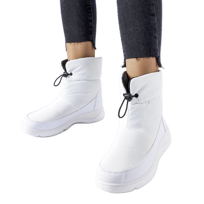 Bottes de neige isolées pour femmes Jensen blanches Bottes de neige isolées pour femmes Jensen blanches
