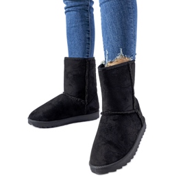 Bottes de neige isolées noires Egede le noir