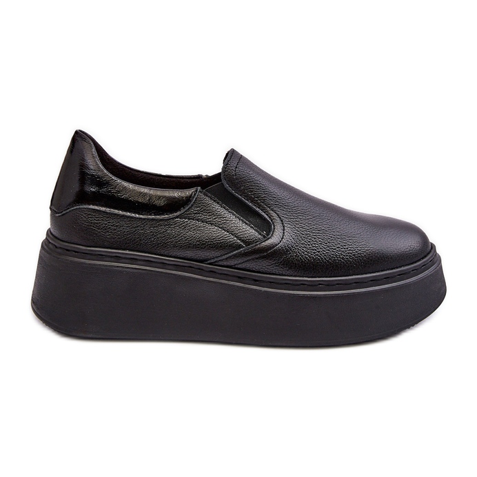 Lemar Manish Lemar Chaussures de sport en cuir pour femme sur la plateforme le noir Lemar Manish Lemar Chaussures de sport en cuir pour femme sur la plateforme le noir
