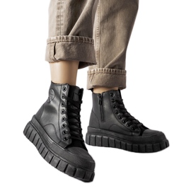 Baskets isolées noires Big Star MM274625