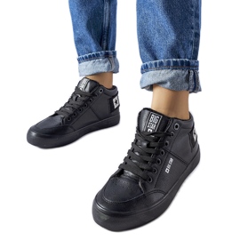 Baskets isolées noires Big Star EE274351