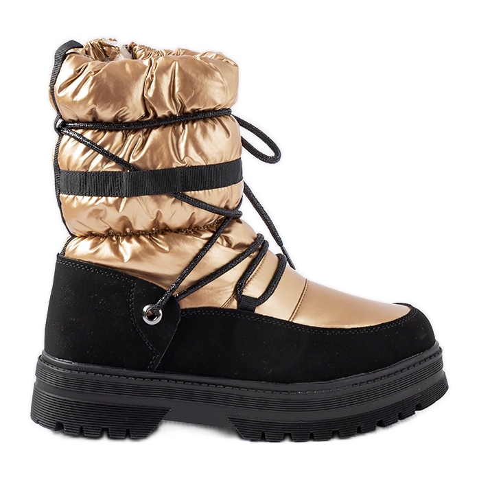 Inna Bottes de neige noires pour filles par Arzeno le noir Inna Bottes de neige noires pour filles par Arzeno le noir