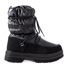 Inna Bottes de neige classiques noires pour filles Arzeno