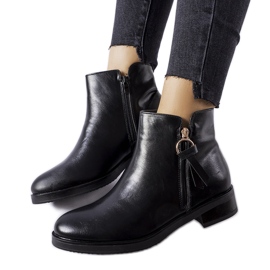 Bottines Corciano classiques isolées noires le noir
