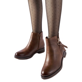 Bottines Corciano classiques isolées marron brun