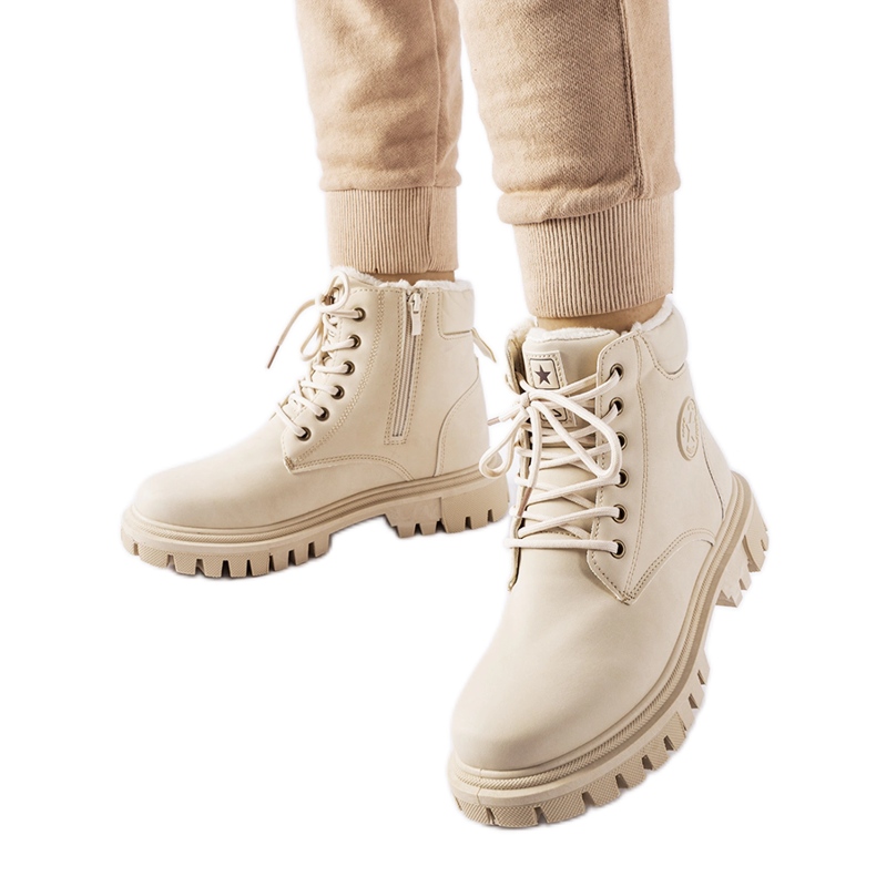 Bottines Araujo isolées beiges pour femmes